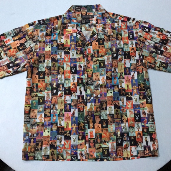 Vintage Playboy Bunny Button Up Shirt 